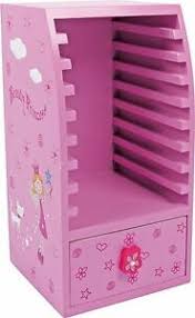 Cd aufbewahrung mädchen kinderzimmer dekor. Cd Schrank Beauty Princess Regal Madchen Pink Prinzessin Aufbewahrung Aus Holz Ebay