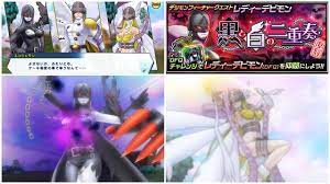 デジライズ】 レディーデビモン DFQストーリー 「黒と白の二重奏」 エンジェウーモン エンジェモン デジモンフィーチャークエスト デジモンリアライズ  - YouTube