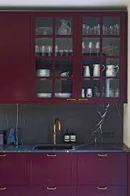 Her Er Den Bordeauxrode Kokkendrom Kitchen Room Design Turquoise Kitchen Decor Barn Red Kitchen