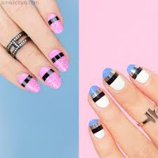 With these cute yet easy nail art designs, you can express your personality and style while working out your creativity. 2 Mixed Media Easy Nail Designs Nail Art Tutorial