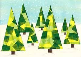 Tief Im Wald Weihnachtskunst Weihnachtsbaum Kunst Und Kindergarten Weihnachten