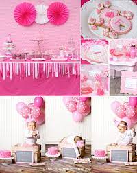 As soon as you walk in through the door it would be hard to mistake whom the party is for. Kara S Party Ideas Pretty In Pink 1st Birthday Party Kara S Party Ideas