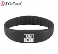 13.56mh Waterproof NFC Adjustable Silicone RFID Wristband for Access Control