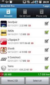 Sep 14, 2017 · this module changes value (path to internal sd card) in some android apis which apps use. Download Move 2 Sd For Free Apk Download For Android