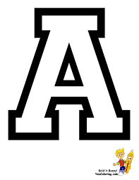 The printable alphabet flashcards below are going to help your child learn their letters in no time. Sporty College Alphabet Coloring Free Numbers Exclamation Mark