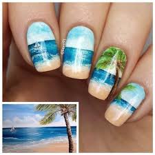 I show you how to create these easy, cute beach nails. 50 Beach Nails Ideas