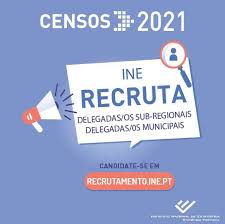 A população portuguesa diminuiu 2% desde 2011. Censos 2021 Recrutamento De Delegadas Os Sub Regionais E Delegadas Os Municipais Camara Municipal De Nelas