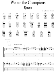 Bm i've taken my bows f#m7 bm and my curtain calls. Tab We Are The Champions Queen Arrangiamento Chitarra Acustica
