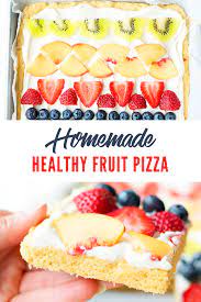 Healthy Fruit Pizza Don T Waste The Crumbs Recipe Breakfast Recipes Sweet Healthy Fruit Desserts Light Desserts Recipes Healthy