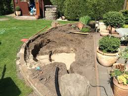 Anlegen Aufbauen Einbauen Eines Gfk Fertigteich Fertigteich Anlegen How To Do Gfk Teichbecken Teichschale Einsetzen Ponds Backyard Backyard Garden