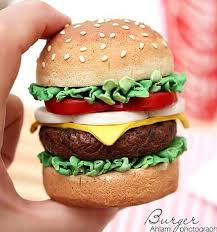 Mini Burger Burger Clay Food Mini Burgers