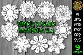 Free Free 226 Simple Flower Mandala Svg SVG PNG EPS DXF File