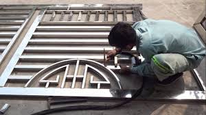 Stainless steel design gate house. How To Build A House Gate With Stainless Steel Youtube