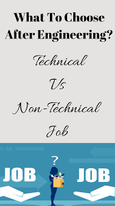 What To Choose After Engineering Technical Vs Non Technical Job Tech Job Business Problems Leadership Skills