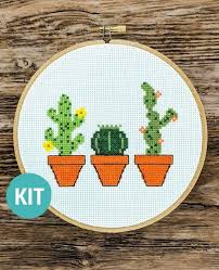 Aida 14, white 122w x 43h stitchessize: Cross Stitch Kit Cactus Cross Stitch Succulent Plant Cross Etsy Kanavice Tasarimlari Kanavice Ornekleri Kasnak Sanati