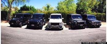 Kendall And Kylie Jenner Both Instagram The 5 Kardashian Mercedes Benz Suvs Photo G Wagon Dream Cars Luxury Suv