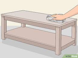 Maybe the table you want to redo isn't in your dining room! How To Refinish A Coffee Table 10 Steps With Pictures Wikihow