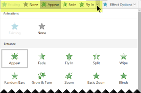 You have many options for controlling the effects of the slide transition animation in powerpoint. Animate Text Or Objects Office Support
