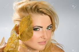See more ideas about hair, hair beauty, long hair styles. Beautiful Green Eyed Girl With Blonde Hair And Professional Make Up Stock Photo Picture And Royalty Free Image Image 12207592
