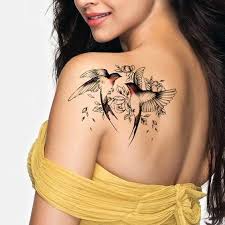 Miracle Birds Temporary Tattoo Shoulder Tattoos For Women Tattoos For Women Tattoos
