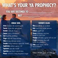 Colors, colors, what's your favorite color? What Type Of Ya Prophecy Would You Receive Find Out Now