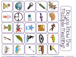 These worksheets provide practice for naming multiple meanings of words. Multiple Meaning Product Review Speechy Musings