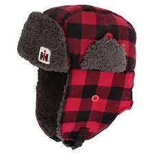 Ih Sherpa Lined Red Buffalo Plaid Trapper Hat Trapper Hats Hats Buffalo Plaid