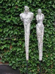 15 20 30 45 60 75. Paar Garten Skulptur Parchen Fur Kunstvolle Garten