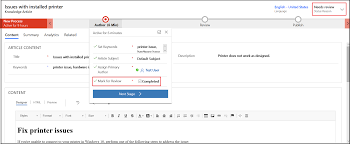 Liniei de dialog se pune cand vorvesc doua sau mai multe pers. InÈ›elegeÈ›i Gestionarea CunoÈ™tinÈ›elor In Hubul De Customer Service In Dynamics 365 Customer Service Microsoft Docs