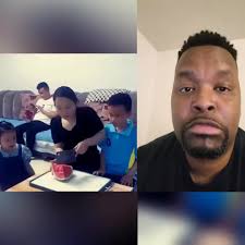 Superiesed A Woman with A Watermelon at The Store