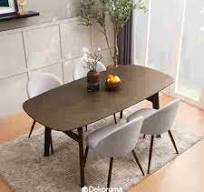 Heim Studio KIGA Meja Makan Walnut Uk 180x90cm