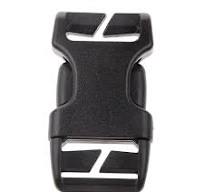 Buckle Clips 4-Pack Plastic Side Release Buckles – 40mm Wide, Black POM  Clip For Backpacks, Luggage & Straps Buckleguy Single Release Attachments