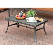 Decorating shelves outdoor coffee tables coffee table interior wrought iron patio furniture a coffee table is usually a special table that is designed for putting refreshments, for example, coffee hampton bay megan round terrafab outdoor patio coffee table patio festival round wicker. Safavieh Danville Outdoor Patio Round Coffee Table Teak Brown Walmart Com Walmart Com