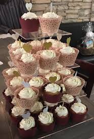 Burgundy And Blush Pink Wedding Cupcakes Pink Wedding Shower Pink Wedding Cupcakes Blush Wedding Cakes