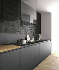 Cucina Nera Legno Cerca Con Google Cucina Nera Interni Della Cucina Arredo Interni Cucina