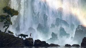 Hathi escorts female elephants to a secret valley where their new babies will be born. The Jungle Book Dir Jon Favreau Walt Disney Studios Motion Pictures 2016 Zooscope