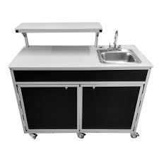 mobile food service cart portable
