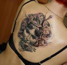 Terrific Chic Medusa Upper Back Tattoo Ideas For Girls Tattoomagz Com Tattoo Designs Ink Works Gallery Tatto Medusa Tattoo Design Tattoos Medusa Tattoo