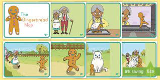 The gingerbread man sticker story book. The Gingerbread Man Story Cards Teacher Made