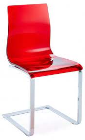 domitalia gel sl dining chair in transparent red red dining chairs restoration hardware dining chairs contemporary dining chairs