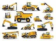 Image of Road construction equipment names and pictures