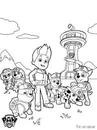 You can also print out all the steps and the coloring page. Paw Patrol Coloring Pages Merpup Novocom Top