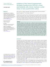 People who work with children . Pdf Validation Of The Patient Empowerment Strategies Questionnaire Pes Q In Greek Adult Patients With Chronic Insomnia A Pilot Study On Basic Psychometric Values