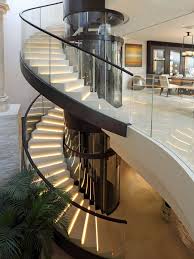 knightsbridge house staircase moderne treppen wendeltreppen treppe