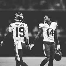 Doug baldwin, michael thomas, amari cooper and emmanuel sanders are right up there as well though. 65 Stefon Diggs Adam Thielen Ideas In 2021 Stefon Diggs Football Helmets Minnesota Vikings Football