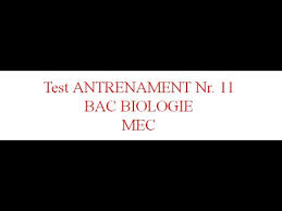Când au loc probele de bacalaureat 2021. Test Antrenament Nr 11 Bac Biologie 2021 Youtube