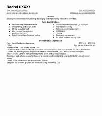You can hone your software developer cv skills by making ensuring you don't oversell yourself and by thoroughly checking your finished cv for spelling, grammar and punctuation errors. Entry Level Software Engineer Resume Example Livecareer