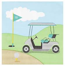 For example for the golfer, tables could be decorated with golf teas and flags. Blue Panda Blue Paper Napkins For Golf Birthday Party 6 5 X 6 5 Inches 150 Pack