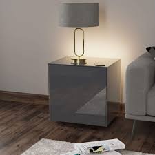 Get trade quality grey kitchen cabinets & units priced low. Intelligent Grey Gloss Side Table Housing Units