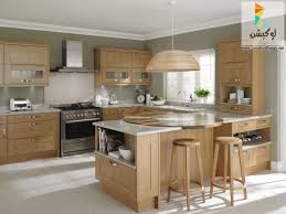 احدث كتالوج صور مطابخ خشب وام دى اف و اكليريك مودرن 2017 2018 Kitchen Island Cabinets Kitchen Design Contemporary Kitchen